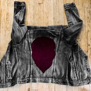 Custom made jean jacket